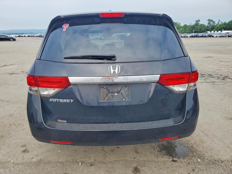 2016 Honda Odyssey VIN 5FNRL5H6XGB121344 COPART salvage auction — FRONT END, Pa - Certificate Of Salvage, sold $7,600 on 2026-07-31 (photo 6)