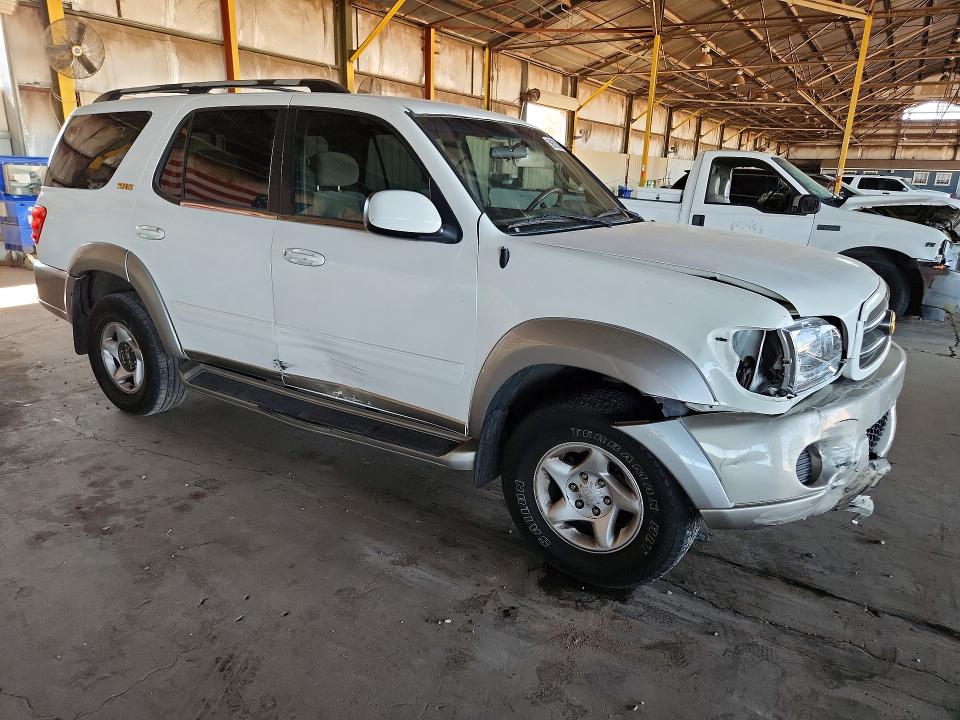 2002 Toyota Sequoia VIN 5TDZT34A02S073128 COPART salvage auction — FRONT END, Az - Cert Of Title - Salvage, sold $500 on 2026-07-22 (photo 4)