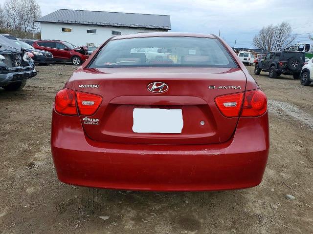 2009 Hyundai Elantra VIN KMHDU45D39U736831 COPART salvage auction — FRONT END, ON - PERMIT SALVAGE, sold $100 on 2026-07-14 (photo 6)