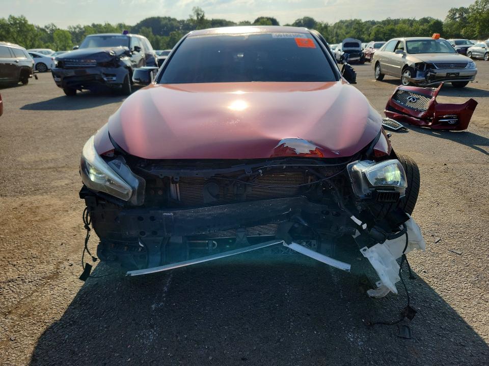 2015 Infiniti Q50 VIN JN1BV7AR2FM398803 COPART salvage auction — FRONT END, Ct - Cert Of Title-Salvage, sold $1,600 on 2026-07-31 (photo 5)