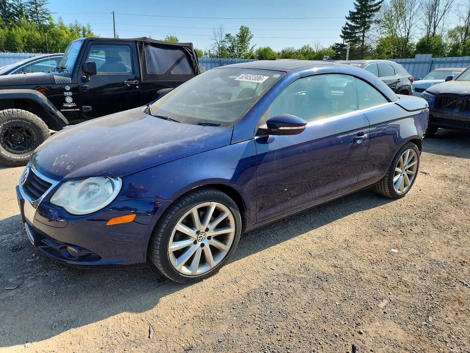 2009 Volkswagen Eos VIN WVWEA71F59V012059 COPART salvage auction — REAR END, On - Permit No Brand - Unfit, sold $400 on 2026-08-11 (photo 1)