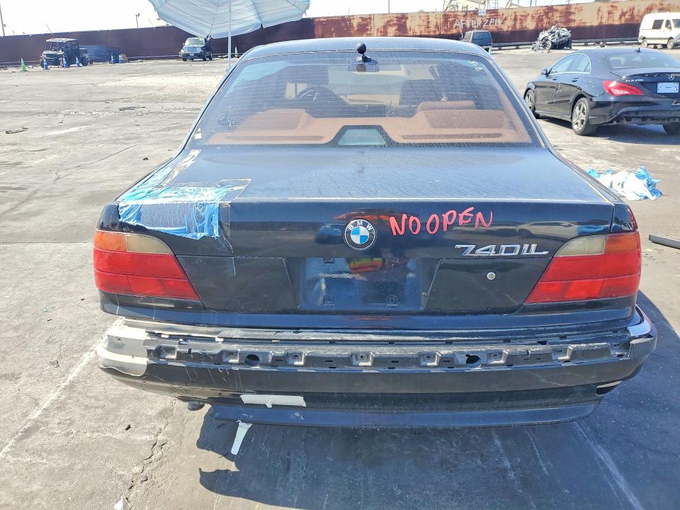 1997 BMW 7 series VIN WBAGJ8328VDM03762 COPART salvage auction — FRONT END, Ca - Salvage Certificate, sold $200 on 2026-07-31 (photo 6)