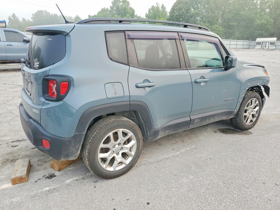 2017 Jeep Renegade VIN ZACCJBBB5HPG48007 COPART salvage auction — FRONT END, Wv - Salvage Certificate, sold $1,450 on 2026-08-13 (photo 3)