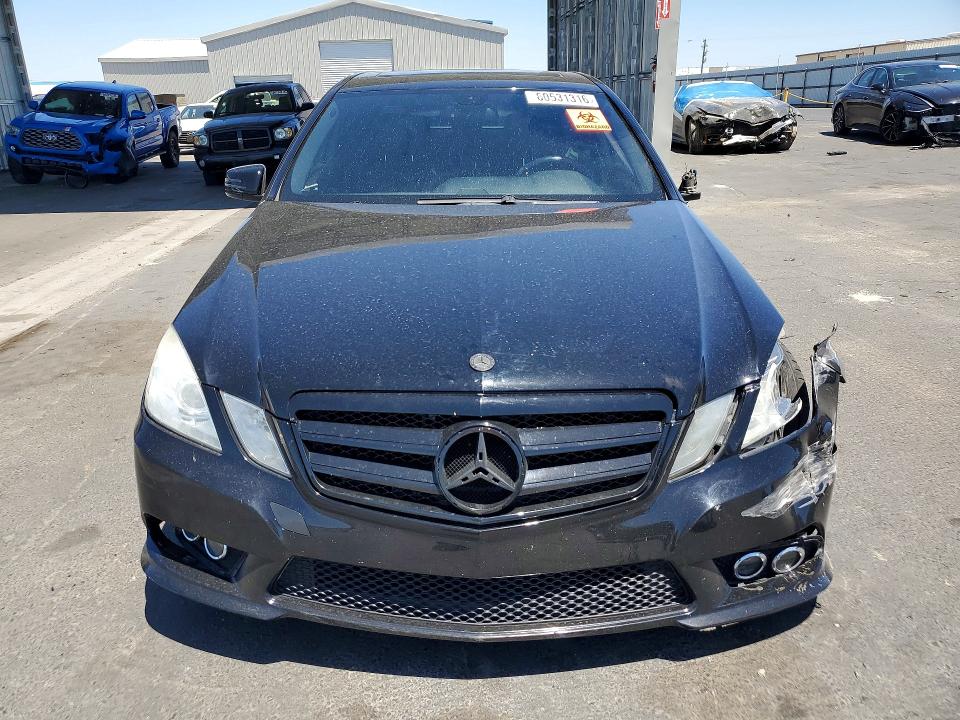 2010 Mercedes-benz E-klasse VIN WDDHF5GB9AA070961 COPART salvage auction — FRONT END, CA - SALVAGE CERTIFICATE, sold $950 on 2026-07-23 (photo 5)