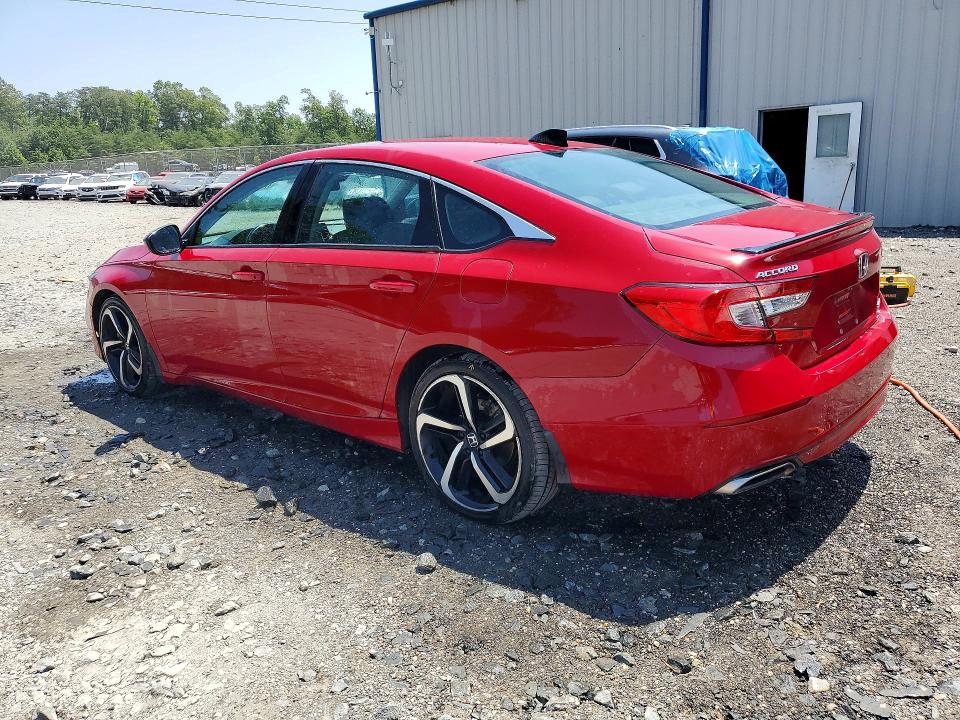 2021 Honda Accord VIN 1HGCV1F42MA121726 COPART salvage auction — MECHANICAL, FL - CERTIFICATE OF TITLE, sold $6,600 on 2026-07-20 (photo 2)