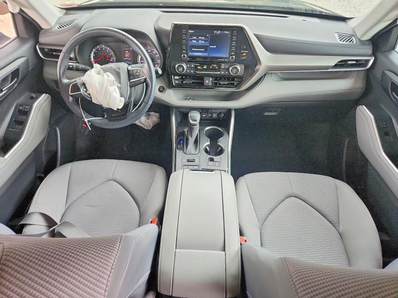 2021 Toyota Highlander VIN 5TDBZRBH4MS095655 COPART salvage auction — FRONT END, Al - Cert Of Title-Salvage Title, sold $5,800 on 2026-07-28 (photo 8)