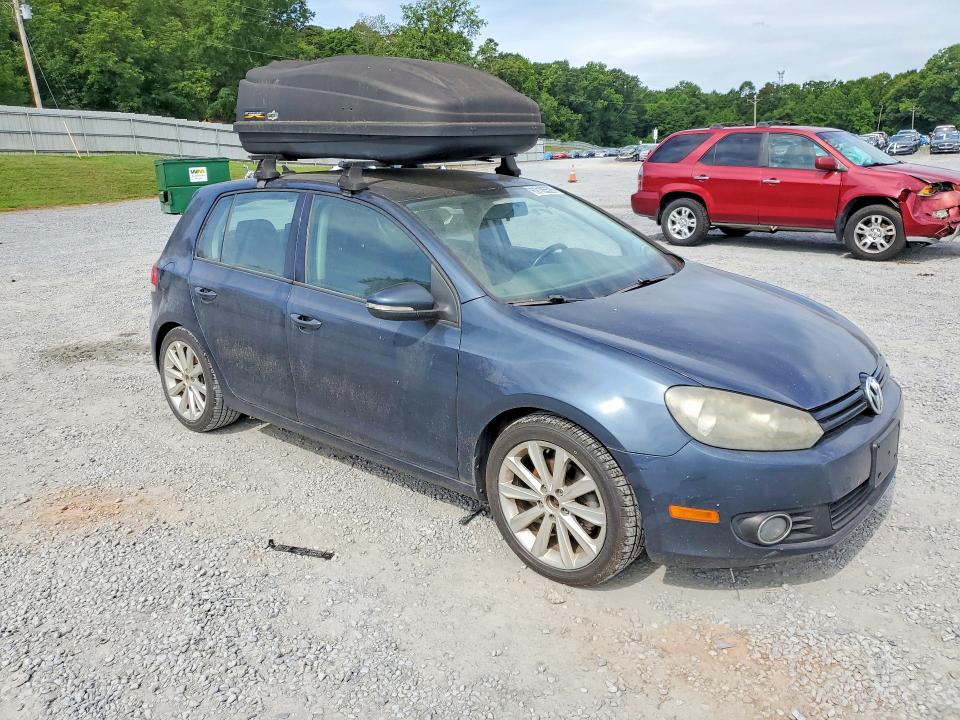 2013 Volkswagen Golf VIN WVWDM7AJ7DW020982 COPART salvage auction — SIDE, Nc - Salvage Certificate Of Title, sold $850 on 2026-08-12 (photo 4)
