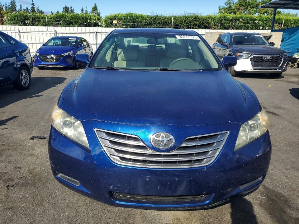 2007 Toyota Camry hybrid VIN JTNBB46K573027041 COPART salvage auction — MINOR DENT/SCRATCHES, Ca - Salvage Certificate, sold $825 on 2026-07-14 (photo 5)