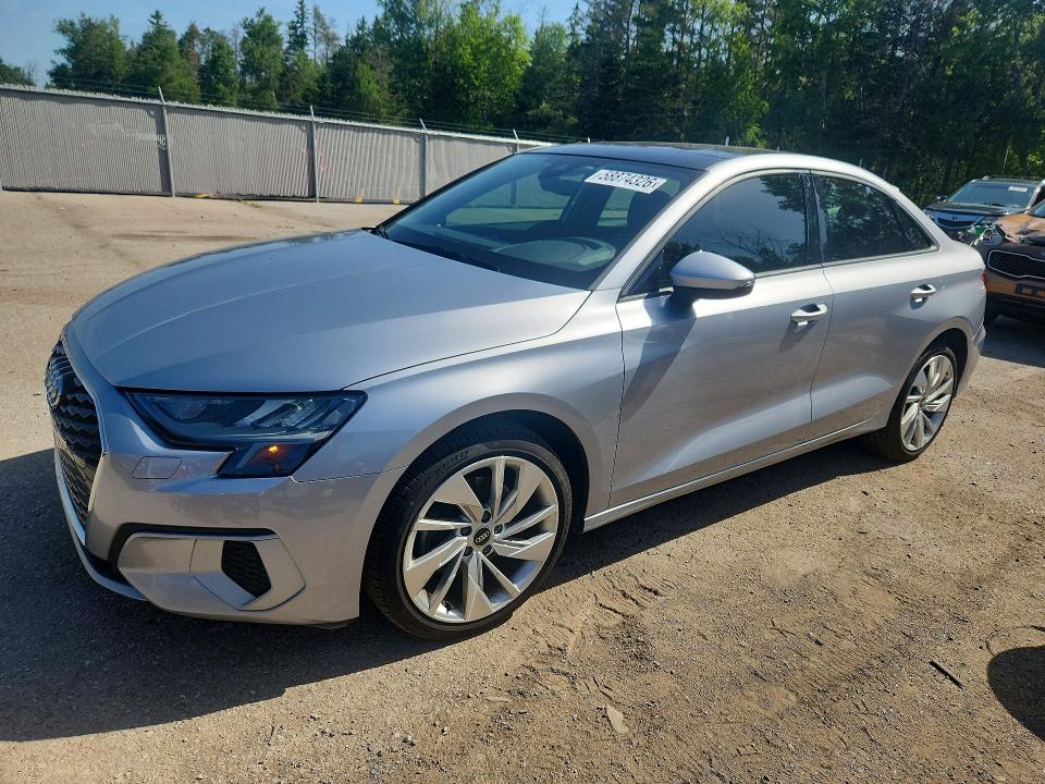 2022 Audi A3 VIN WAUGUCGY4NA031654 — COPART salvage auction photo