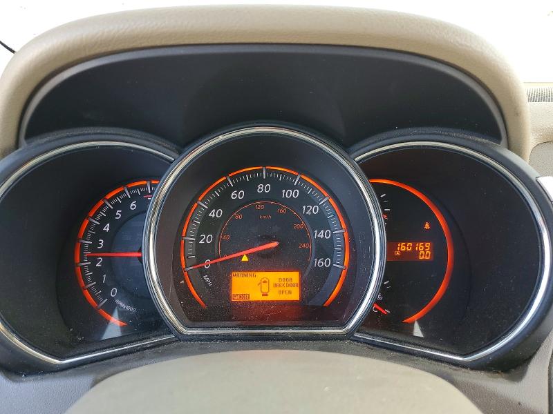 2010 Nissan Murano VIN JN8AZ1MW7AW122856 COPART salvage auction — REAR END, CA - SALVAGE CERTIFICATE, sold $250 on 2026-07-22 (photo 9)