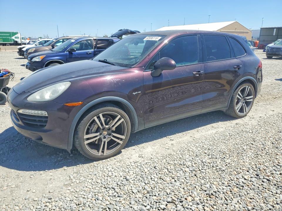 2012 Porsche Cayenne VIN WP1AE2A21CLA90469 COPART salvage auction — HAIL, Co - Certificate Of Title, sold $2,600 on 2026-08-20 (photo 1)