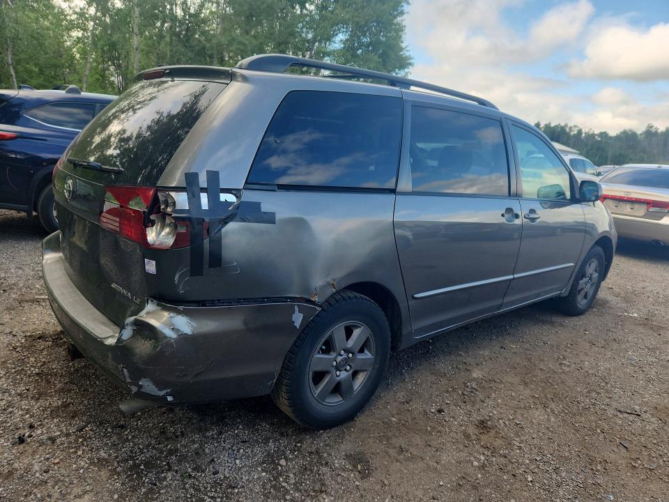 2005 Toyota Sienna VIN 5TDZA23C35S370076 COPART salvage auction — REAR END, On - Permit Salvage, sold $925 on 2026-07-30 (photo 3)