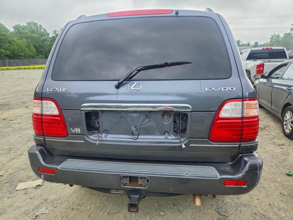 2005 Lexus Lx 470 VIN JTJHT00W353554635 COPART salvage auction — BURN, MD - CERT OF SALVAGE > 75% DAMAGE (P), sold $400 on 2026-07-14 (photo 6)