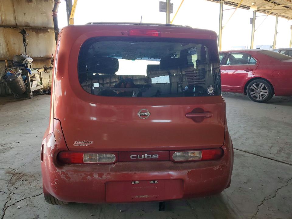 2011 Nissan Cube VIN JN8AZ2KR6BT201067 COPART salvage auction — FRONT END, AZ - CERTIFICATE OF TITLE, sold $475 on 2026-07-29 (photo 6)
