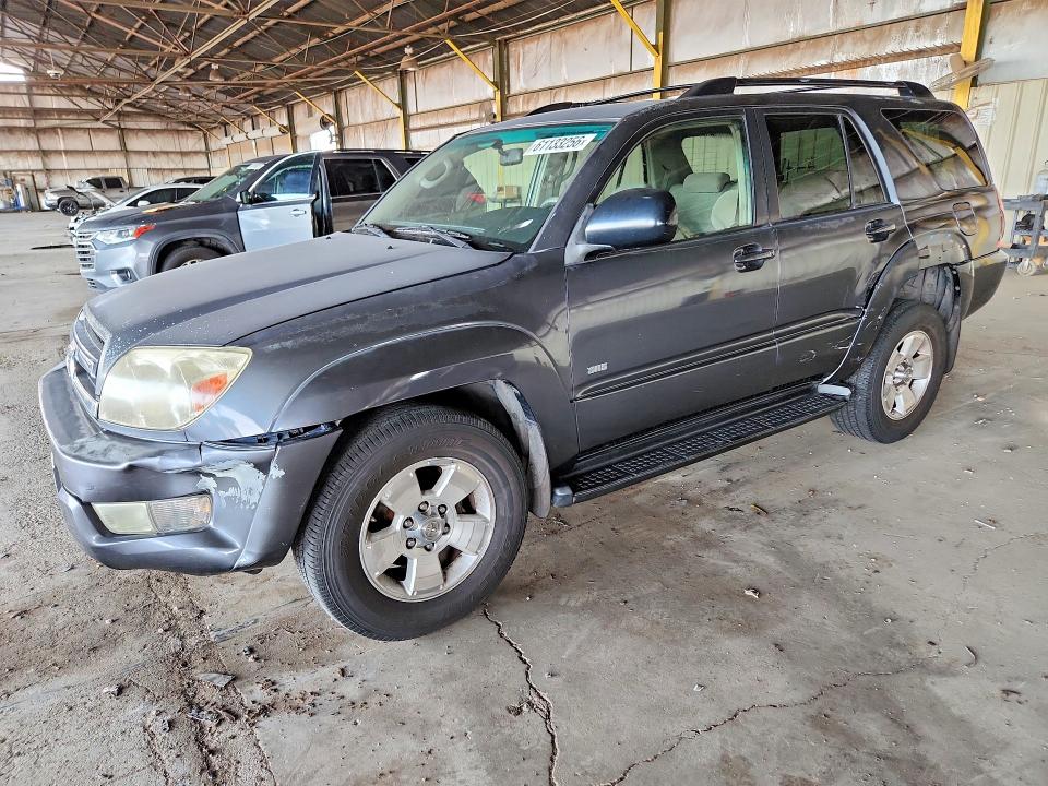 2005 Toyota 4runner VIN JTEZU14R050052838 COPART salvage auction — SIDE, AZ - CERTIFICATE OF TITLE, sold $2,050 on 2026-07-27 (photo 1)