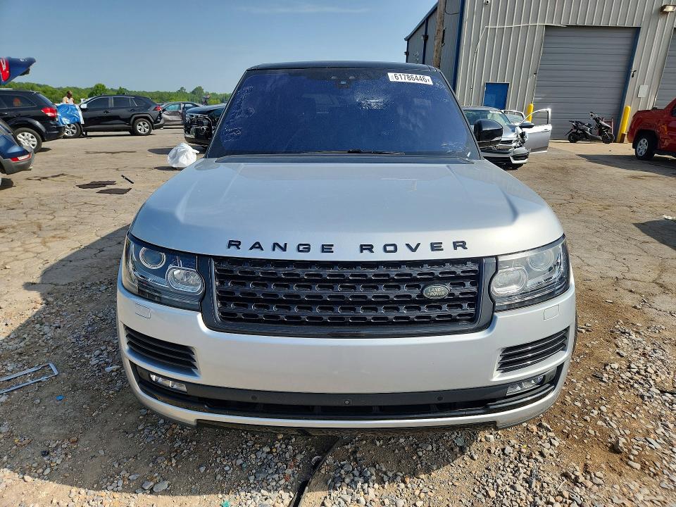 2017 Land rover RANGE ROVER VIN SALGS2FV3HA370610 COPART salvage auction — NORMAL WEAR, Va - Certificate Of Title (P), sold $6,200 on 2026-09-22 (photo 5)