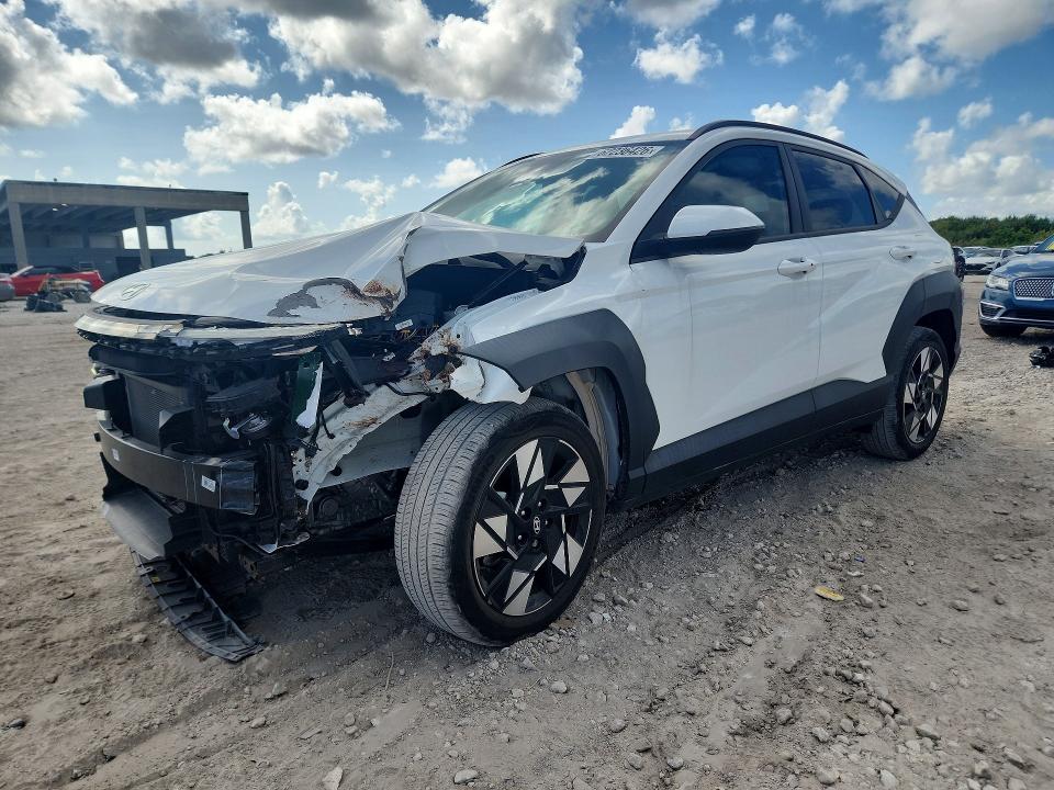 2024 Hyundai Kona VIN KM8HB3AB9RU041257 COPART salvage auction — FRONT END, Salvage Title, sold $650 on 2026-07-30 (photo 1)