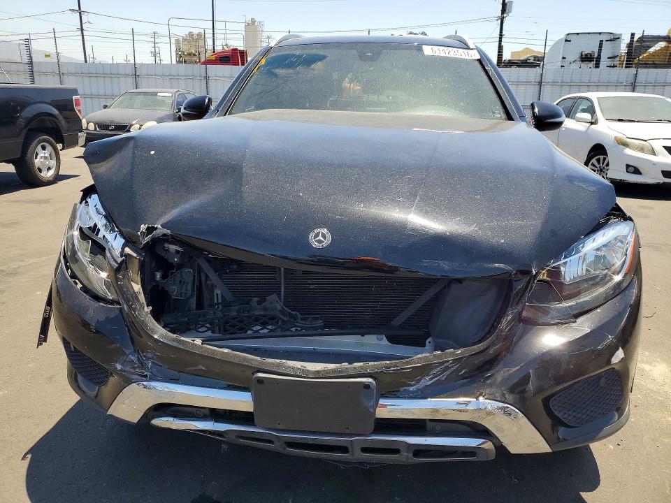 2018 Mercedes-benz Glc VIN WDC0G4JB4JV049414 COPART salvage auction — FRONT END, Ca - Dis/Dlr/Exp Clean W/Salv Hist, sold $3,750 on 2026-07-29 (photo 5)