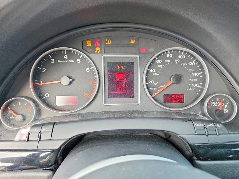 2008 Audi A4 VIN WAUBF78E88A160761 COPART salvage auction — MINOR DENT/SCRATCHES, Fl - Certificate Of Title (P), sold $3,300 on 2026-07-30 (photo 9)