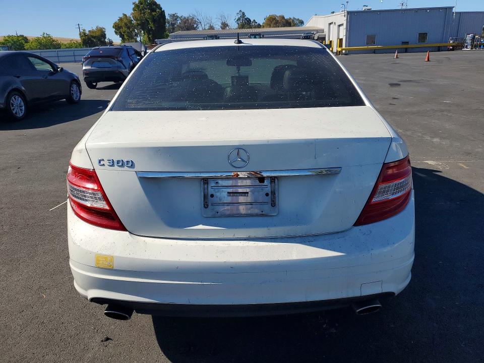 2010 Mercedes-benz C class VIN WDDGF5EB2AR087262 COPART salvage auction — FRONT END, Ca - Dis/Dlr/Exp Only Clean Title, sold $225 on 2026-08-03 (photo 6)