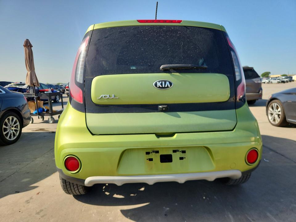 2019 Kia Soul VIN KNDJP3A57K7911853 COPART salvage auction — FRONT END, TX - SALVAGE VEHICLE TITLE (P), sold $1,600 on 2026-07-27 (photo 6)
