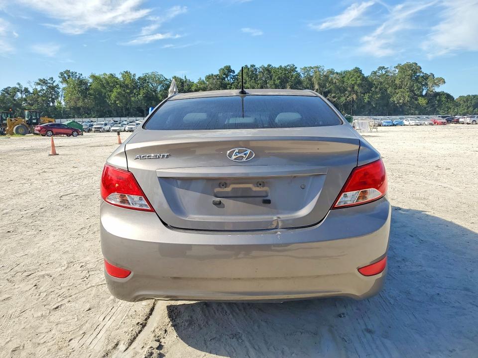 2017 Hyundai Accent VIN KMHCT4AE0HU388949 COPART salvage auction — FRONT END, Ga - Certificate Of Title, sold $1,300 on 2026-07-28 (photo 6)