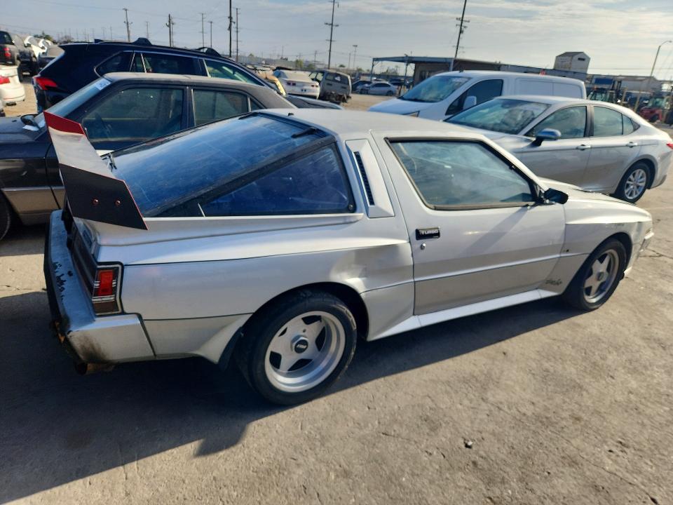 1987 Mitsubishi Starion VIN JA3CC54N1HZ031447 COPART salvage auction — REAR END, Ca - Dis/Dlr/Exp Only Lien Papers, sold $1,350 on 2026-07-27 (photo 3)