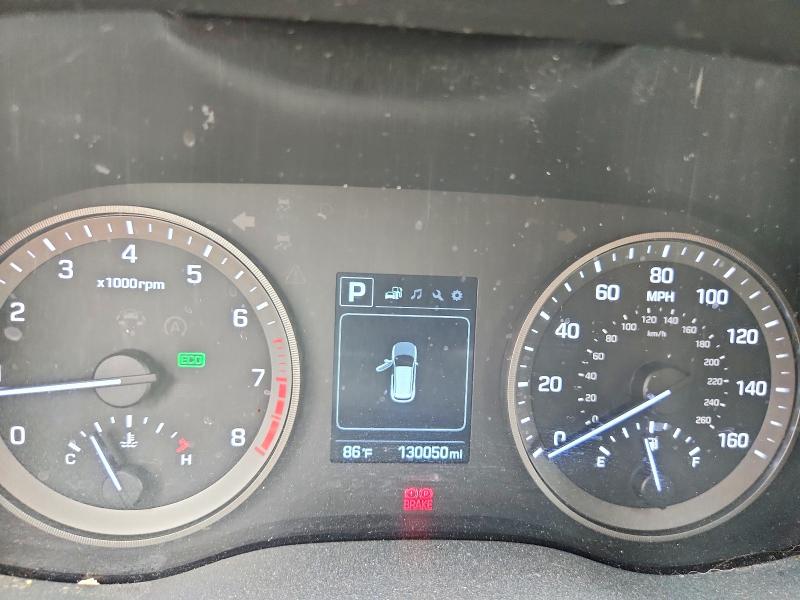 2017 Hyundai Tucson VIN KM8J3CA40HU313774 COPART salvage auction — REAR END, UT - CERTIFICATE OF TITLE, sold $250 on 2026-07-31 (photo 9)