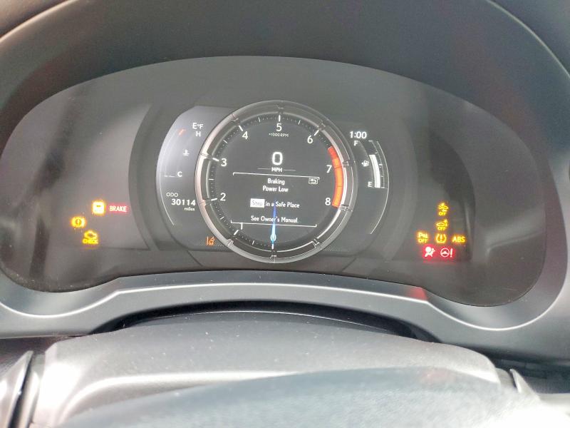 2024 Lexus Is VIN JTHGZ1B22R5076827 COPART salvage auction — FRONT END, Tx - Salvage Vehicle Title, sold $5,300 on 2026-07-21 (photo 9)