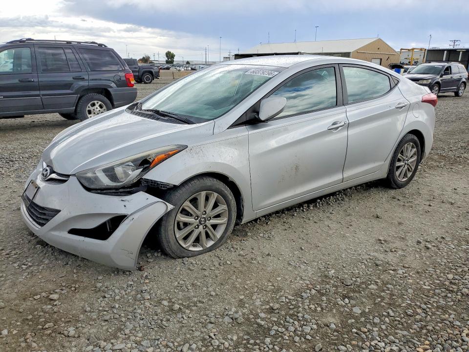 2014 Hyundai Elantra VIN 5NPDH4AE7EH492211 COPART salvage auction — FRONT END, Co - Public - Salvage Title, sold $325 on 2026-07-28 (photo 1)