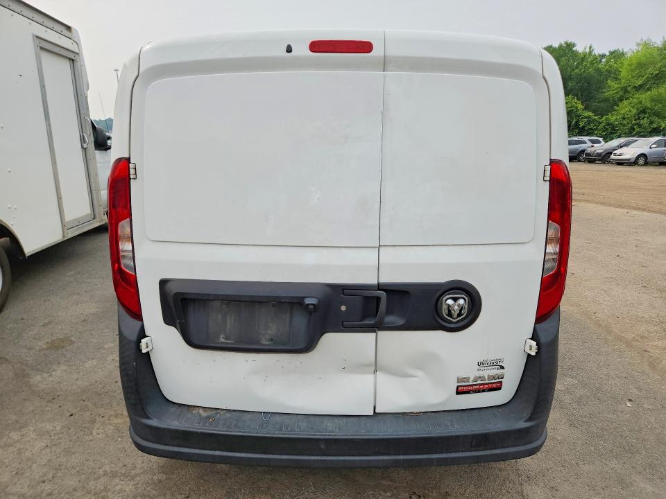 2020 Ram Promaster city VIN ZFBHRFAB7L6P34196 COPART salvage auction — REAR END, OH - CERTIFICATE OF TITLE (P), sold $4,000 on 2026-07-31 (photo 6)