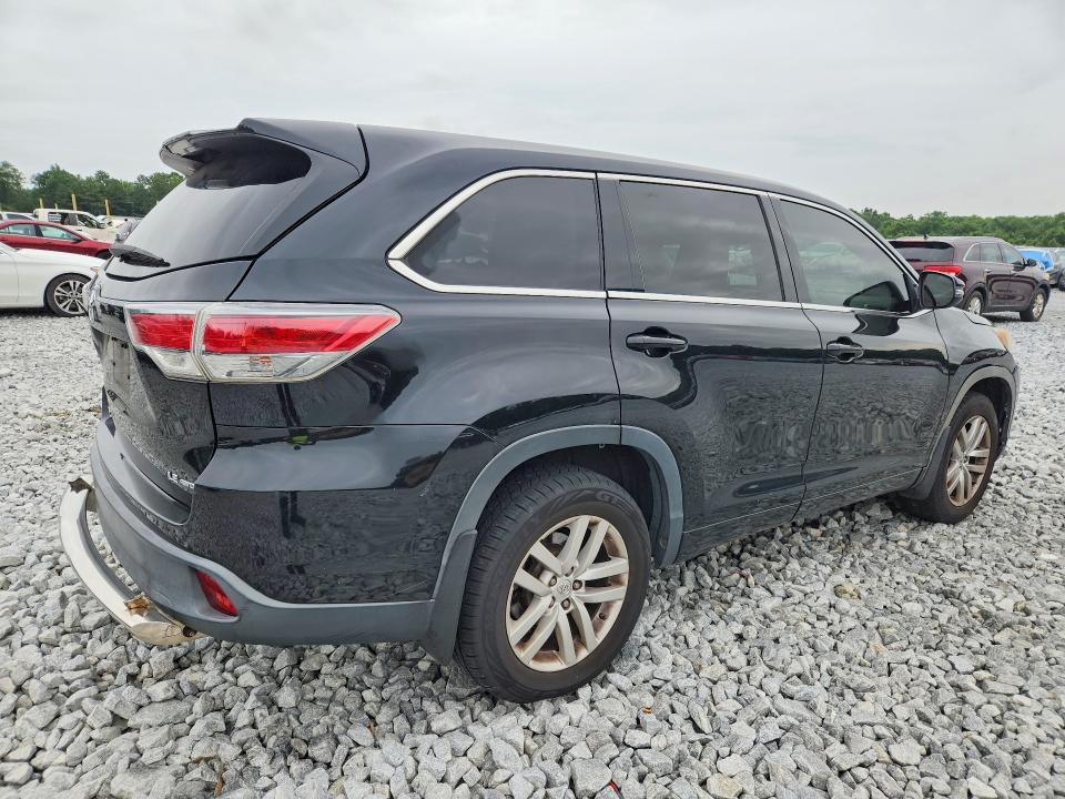 2015 Toyota Highlander VIN 5TDBKRFH5FS173961 COPART salvage auction — MINOR DENT/SCRATCHES, FL - CERT OF TITLE-REBUILT (P), sold $7,300 on 2026-07-23 (photo 3)