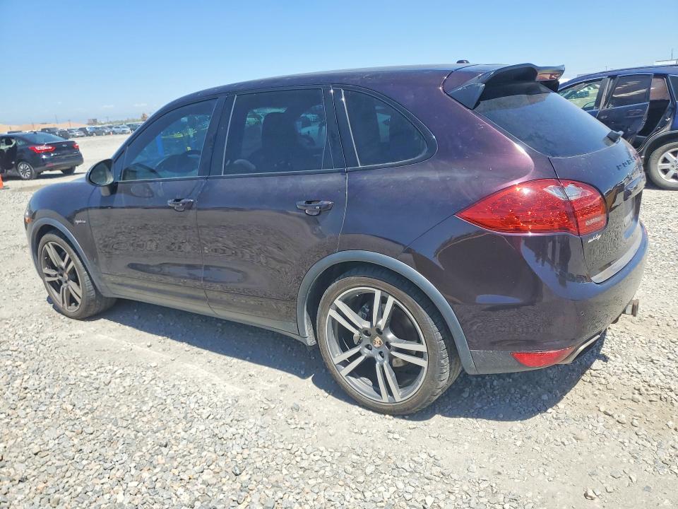 2012 Porsche Cayenne VIN WP1AE2A21CLA90469 COPART salvage auction — HAIL, Co - Certificate Of Title, sold $2,600 on 2026-08-20 (photo 2)