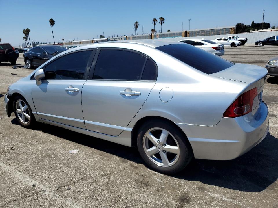 2008 Honda Civic VIN JHMFA165X8S001963 COPART salvage auction — REAR END, Ca - Salvage Certificate, sold $700 on 2026-07-28 (photo 2)