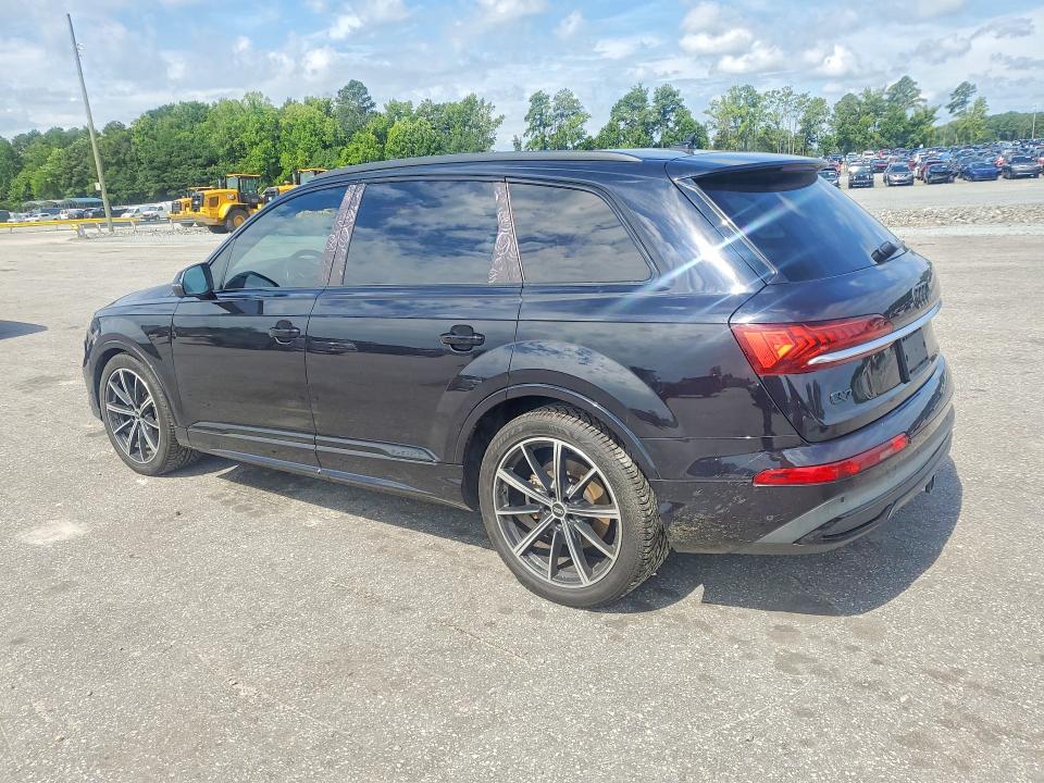 2021 Audi Q7 VIN WA1VXAF7XMD029378 COPART salvage auction — MINOR DENT/SCRATCHES, NC - DEALER ONLY CLEAN TITLE, sold $8,200 on 2026-07-16 (photo 2)