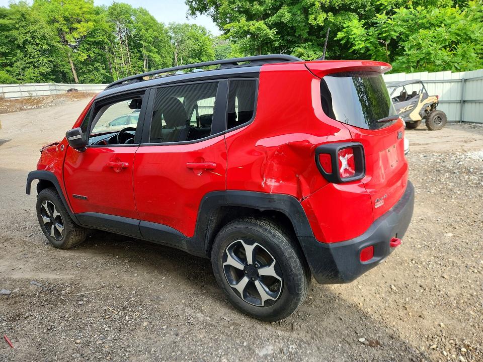 2021 Jeep Renegade VIN ZACNJDC11MPM95062 COPART salvage auction — FRONT END, Vt - Cert Of Title-Salvage Vehicle, sold $2,050 on 2026-08-03 (photo 2)