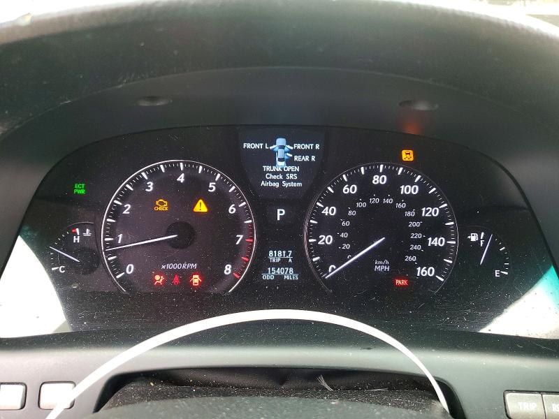 2008 Lexus Ls VIN JTHGL46F385022337 COPART salvage auction — FRONT END, Md - Cert Of Salvage > 75% Damage, sold $575 on 2026-07-30 (photo 9)