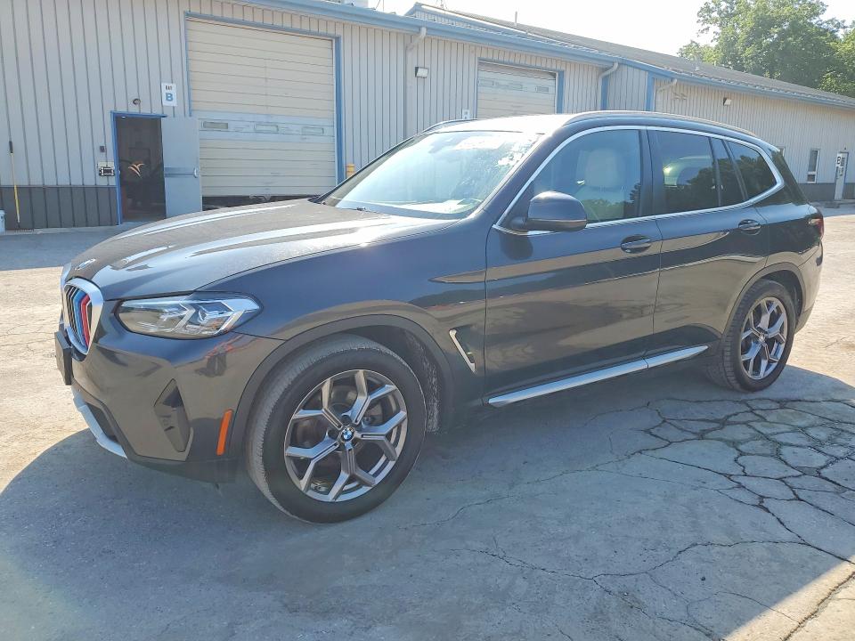 2022 BMW X3 VIN WBX57DP06NN172917 COPART salvage auction — FRONT END, In - Certificate Of Title (P), sold $1,200 on 2026-07-23 (photo 1)