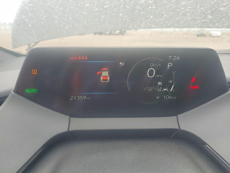 2024 Toyota Prius VIN JTDADABU7R3013760 COPART salvage auction — HAIL, Co - Certificate Of Title, sold $8,300 on 2026-07-27 (photo 9)