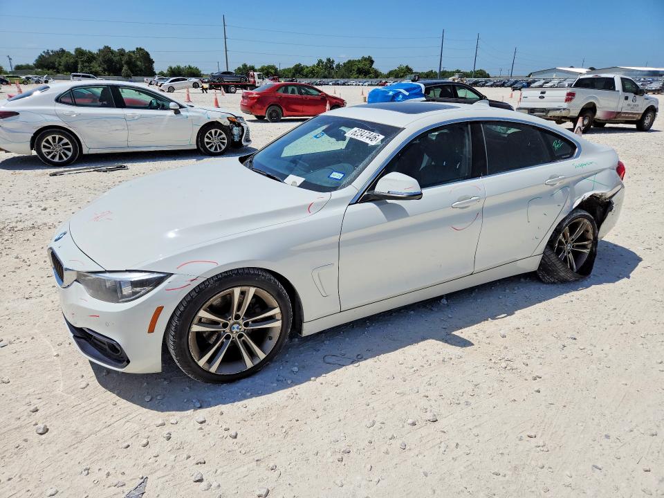2018 BMW 4er VIN WBA4J1C54JBG76498 COPART salvage auction — SIDE, Tx - Salvage Vehicle Title, sold $4,750 on 2026-08-06 (photo 1)