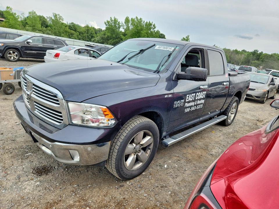 2015 Ram 1500 VIN 1C6RR7LG7FS672415 COPART salvage auction — MINOR DENT/SCRATCHES, MA - CERTIFICATE OF TITLE, sold $1,100 on 2026-07-21 (photo 1)