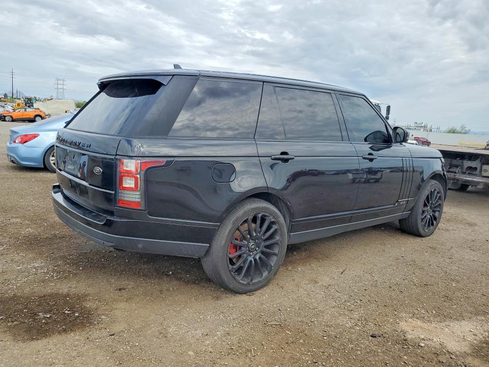 2016 Land rover RANGE ROVER VIN SALGS3EFXGA269689 COPART salvage auction — FRONT END, Az - Cert Of Title - Salvage, sold $4,450 on 2026-07-31 (photo 3)