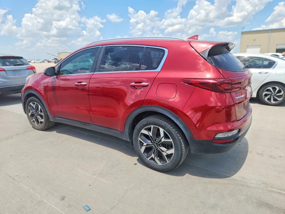 2020 Kia Sportage VIN KNDPN3AC7L7641376 COPART salvage auction — FRONT END, Tx - Certificate Of Title (P), sold $800 on 2026-07-23 (photo 2)