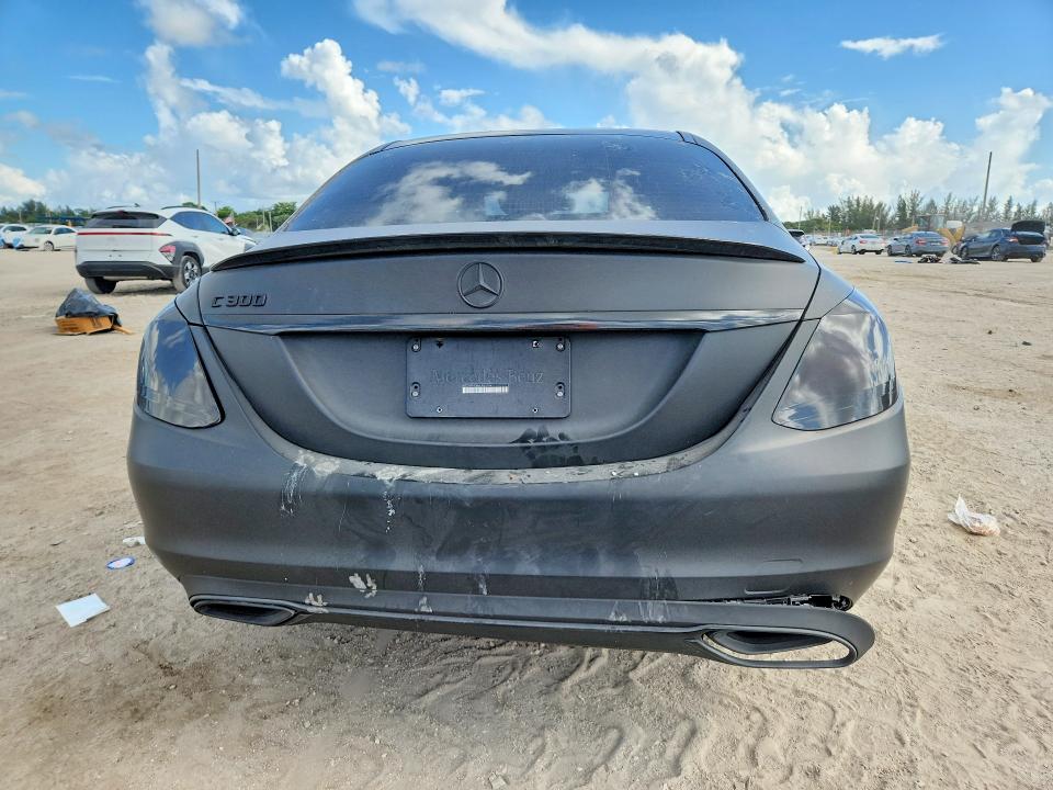 2020 Mercedes-benz C-klasse VIN WDDWF8DB6LR557441 COPART salvage auction — FRONT END, Fl - Certificate Of Destruction, sold $4,300 on 2026-08-20 (photo 6)