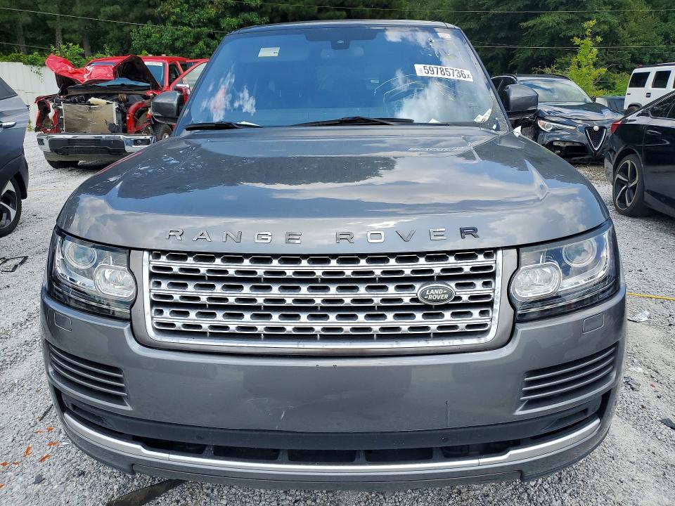 2016 Land rover RANGE ROVER VIN SALGS2VF8GA248768 COPART salvage auction — MECHANICAL, Ga - Certificate Of Title, sold $6,600 on 2026-07-29 (photo 5)