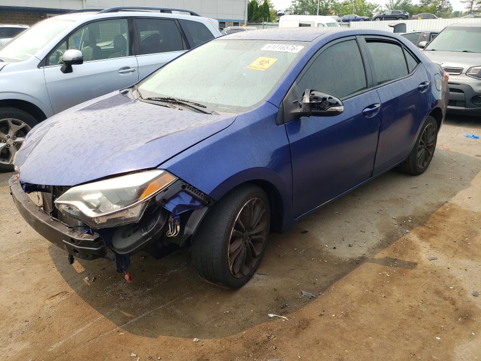 2014 Toyota Corolla VIN 2T1BURHE5EC032540 COPART salvage auction — FRONT END, Ct - Certificate Of Title, sold $475 on 2026-07-24 (photo 1)