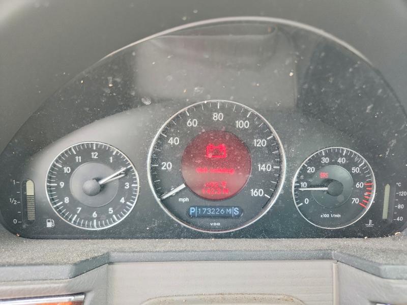 2005 Mercedes-benz E-klasse VIN WDBUF82JX5X173784 COPART salvage auction — SIDE, OH - CERT OF TITLE-SALVAGE, sold $975 on 2026-08-18 (photo 9)