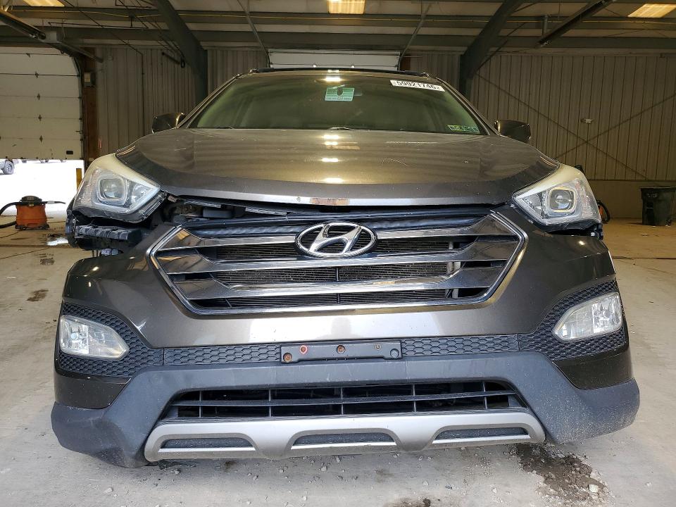 2014 Hyundai Santa fe VIN 5XYZUDLB4EG165843 COPART salvage auction — FRONT END, Salvage Title, sold $1,600 on 2026-07-15 (photo 5)