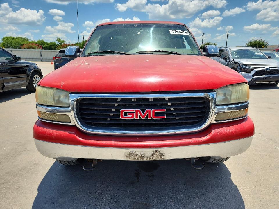 2002 Gmc Sierra 1500 VIN 1GTEK19T02E300209 COPART salvage auction — REAR END, TX - CERTIFICATE OF TITLE, sold $625 on 2026-07-09 (photo 5)