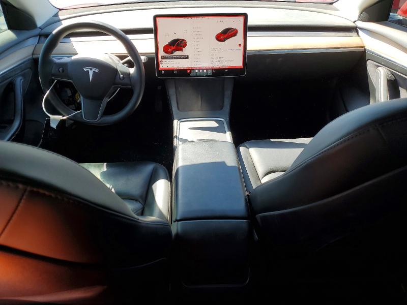 2022 Tesla Model 3 VIN 5YJ3E1EB1NF273763 COPART salvage auction — DAMAGE HISTORY, Ca - Salvage Certificate, sold $6,500 on 2026-07-27 (photo 8)